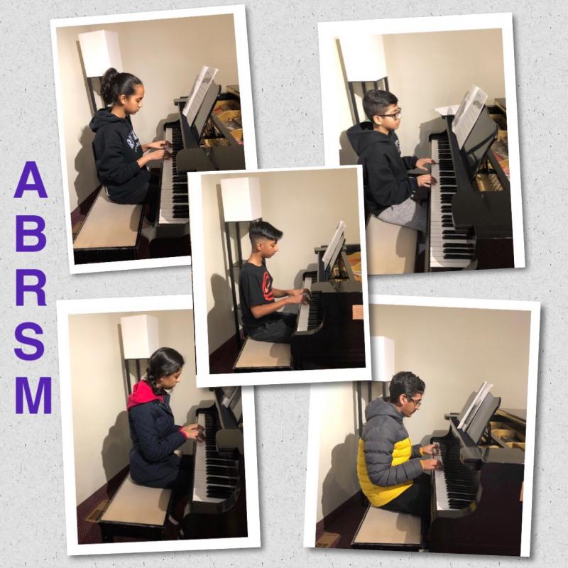 Some of The ABRSM exam students